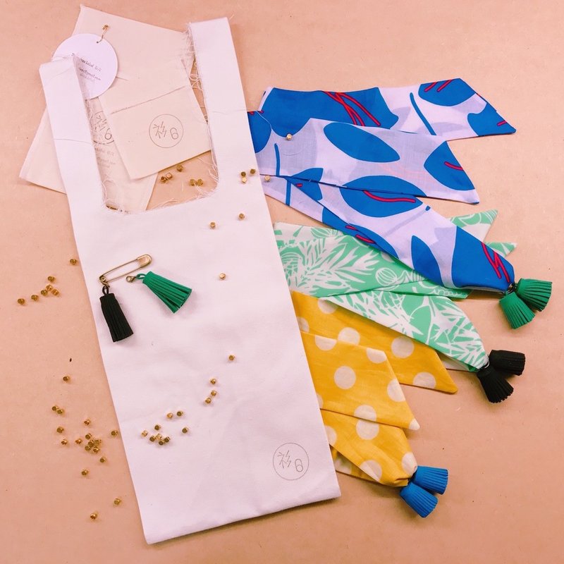 Goody Bag -【3+1福袋】 1111 一个人也很快乐（B+D+J+3） - 项链 - 棉．麻 白色