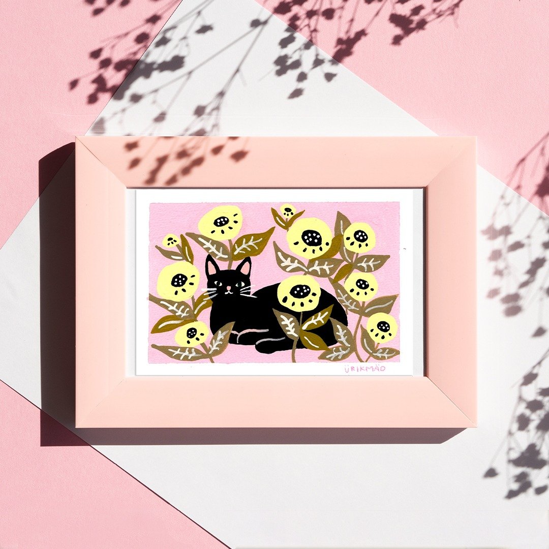 原图-猫日- - 海报/装饰画/版画 - 纸 粉红色