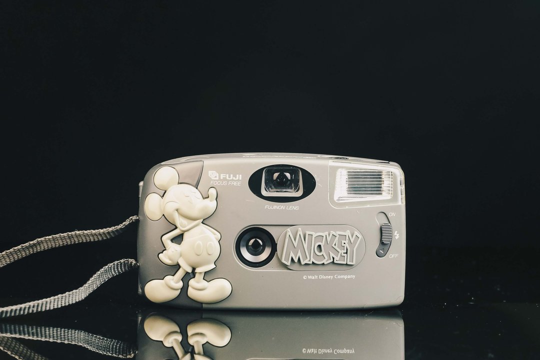 FUJI HI! MICKEY MOUSE #1527 #135底片相机 - 相机 - 其他金属 黑色