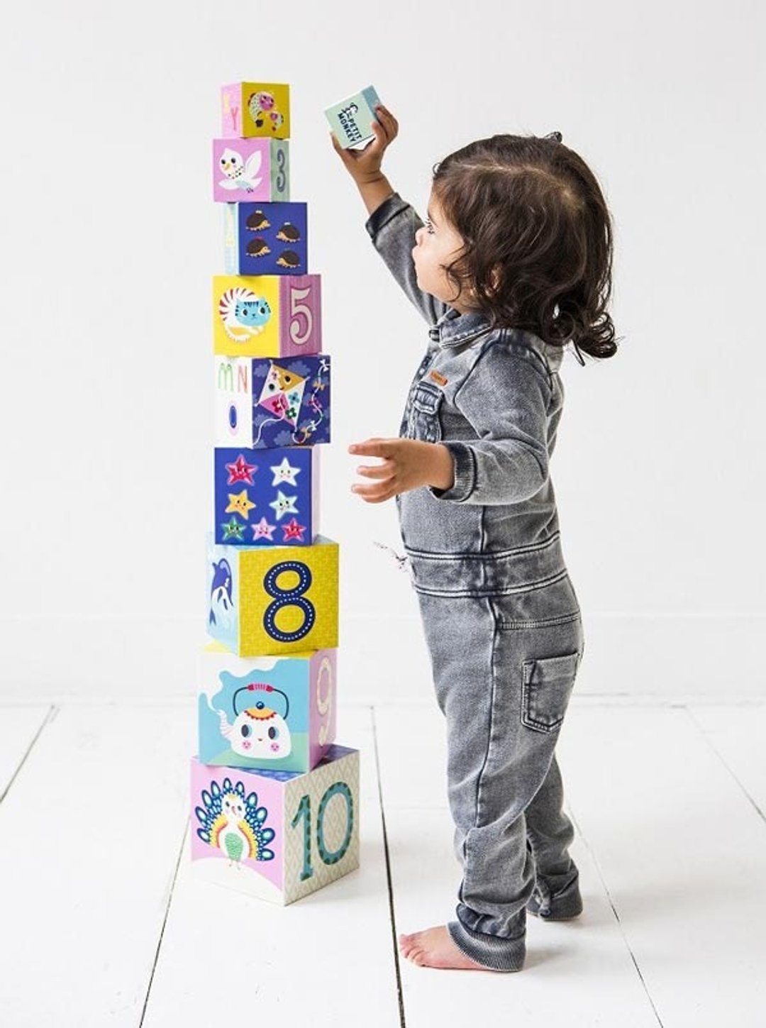 荷兰Petit Monkey ─ 趣味叠叠乐(1Y+) - 玩具/玩偶 - 纸 多色