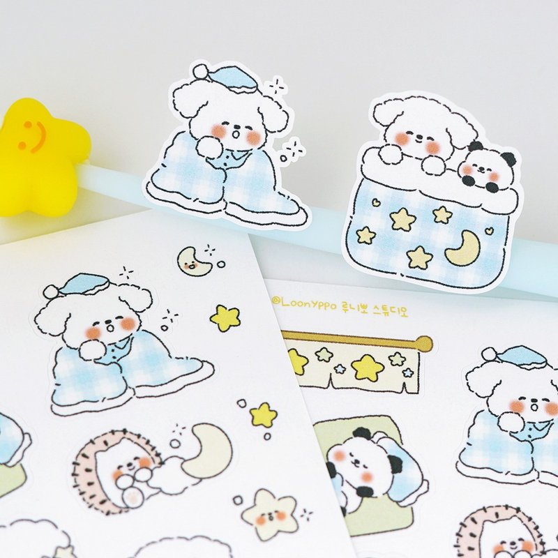 晚安梦贴纸 - 贴纸 - 纸 