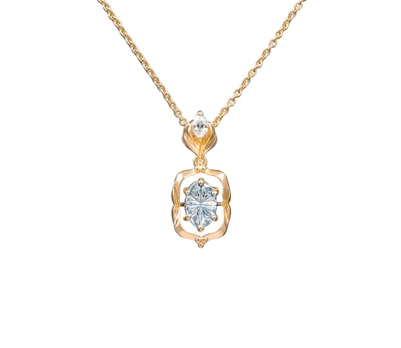 曙光-小波浪项链 - 项链 - 贵金属 金色