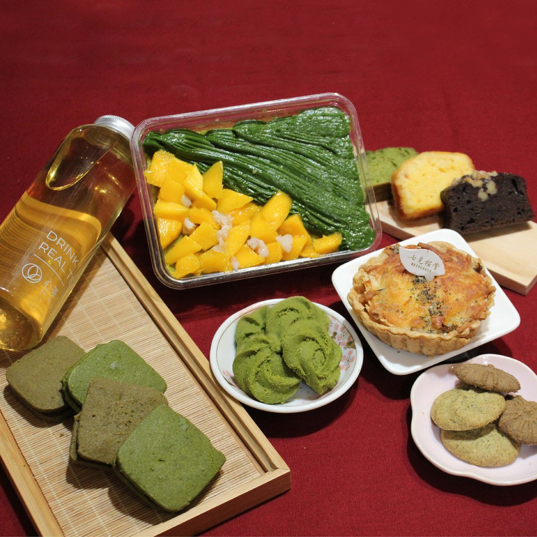 【旧卖场】【夏日期间限定】抹茶杨枝甘露主题甜点包(含三明治饼) - 蛋糕/甜点 - 新鲜食材 