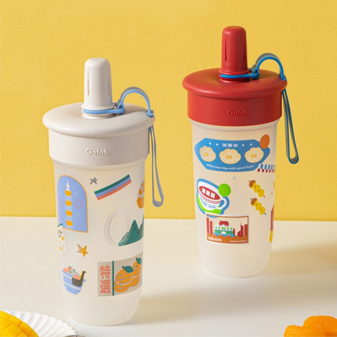 豆沙吸管杯 木登合作款 800ML (5 色) - 水瓶/水壶 - 塑料 粉红色
