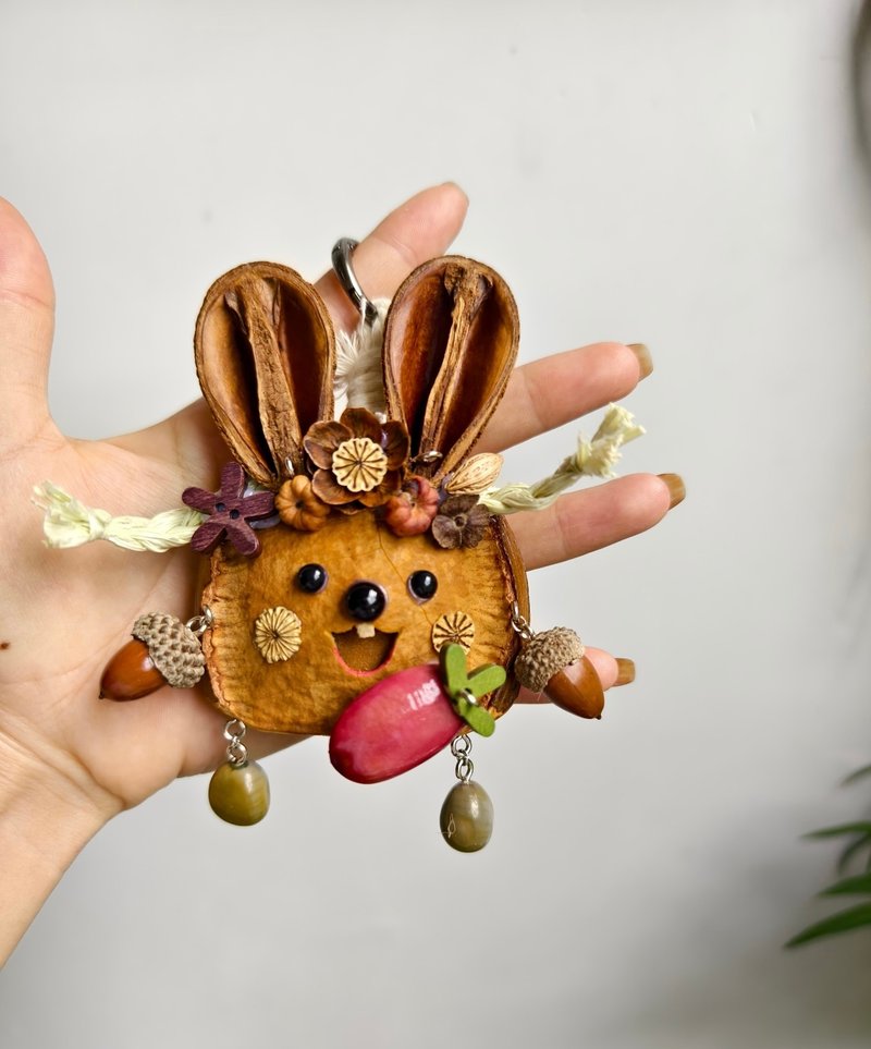 小兔子挂件/天然榼藤豆荚种子 - 其他 - 植物．花 