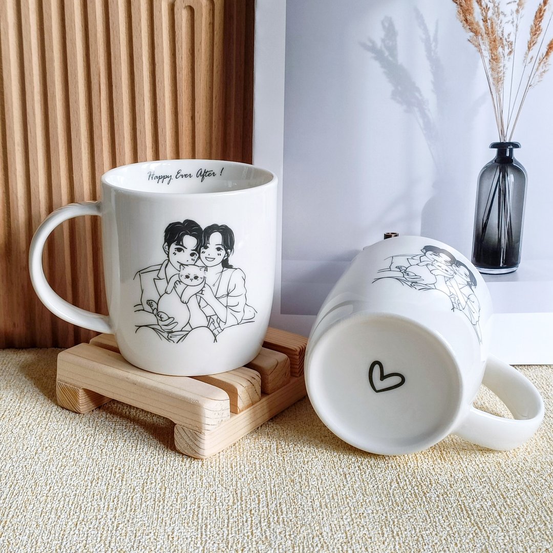 【定制化】柔线时光_碰碰杯/附赠手机壁纸 - 其他杯子 - 陶 多色