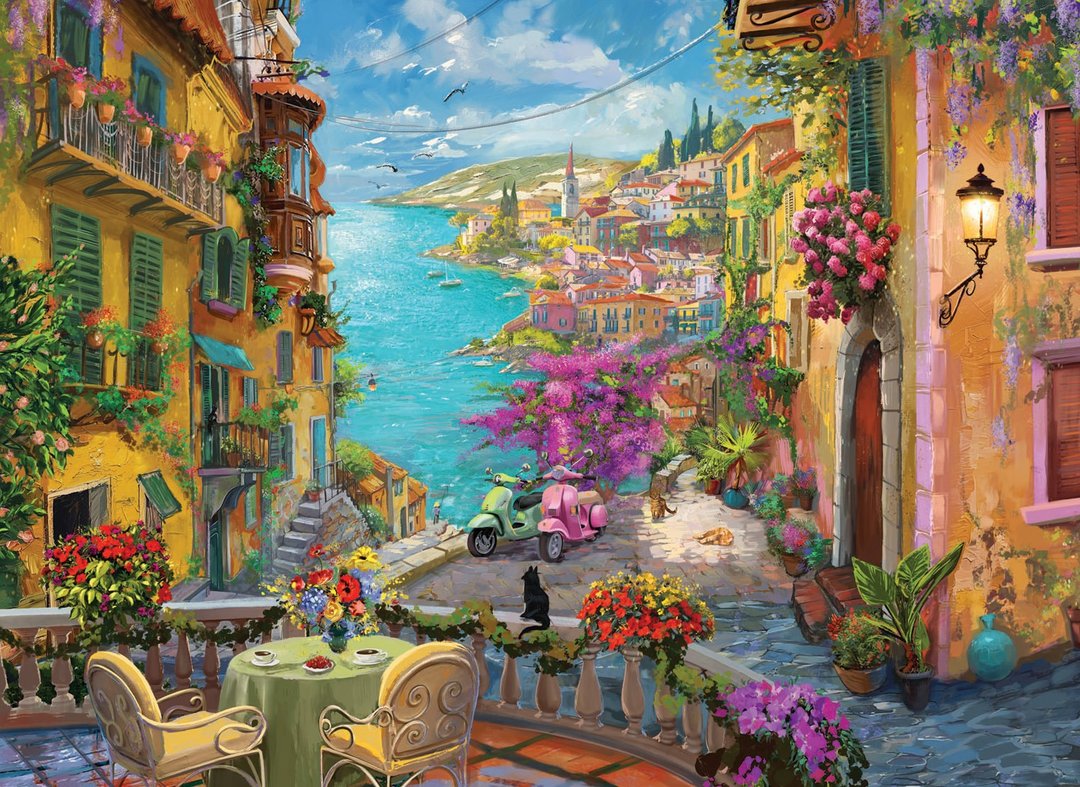 阿玛菲海岸_4000片_拼图 - 拼图 - 纸 
