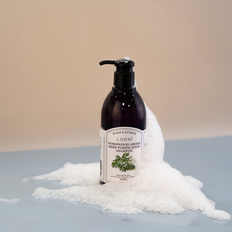 青柠艾草净化洗发精 300ml(油性头皮适用) - 洗发用品 - 植物．花 绿色