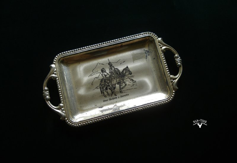【老时光 OLD-TIME】早期西班牙制唐吉轲德纪念托盘 - 摆饰 - 其他材质 