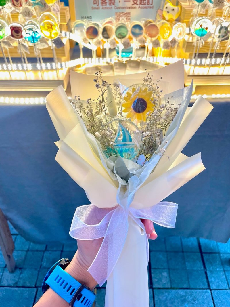 奴才的点心 花束 水晶棒棒糖 定制化 花束棒棒糖 - 零食/点心 - 新鲜食材 