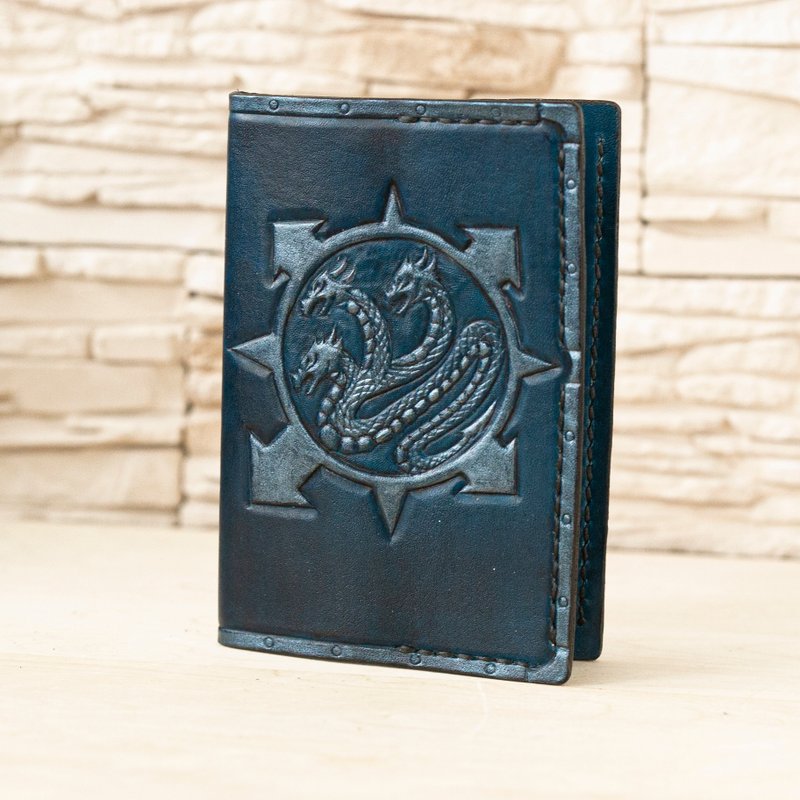 Warhammer 40000 Alpha Legion Passport Holder | Warhammer 40k Passport Cover - 护照夹/护照套 - 真皮 