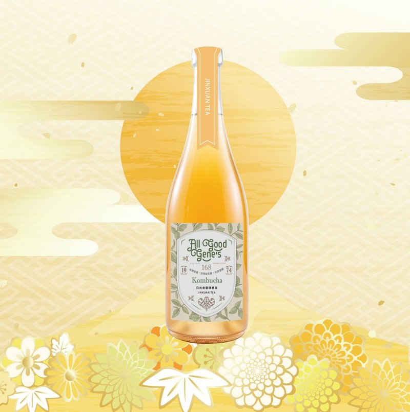 All Good Gene's 日光金萱 康普茶4瓶/750ml JinXuan Kombucha - 健康/养生 - 新鲜食材 