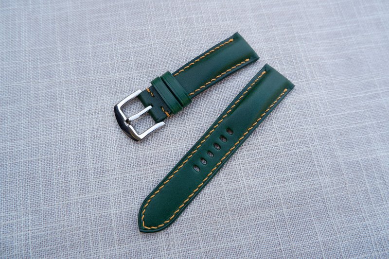 Buttero薄荷绿 Isaac手工表带 - 表带 - 真皮 绿色