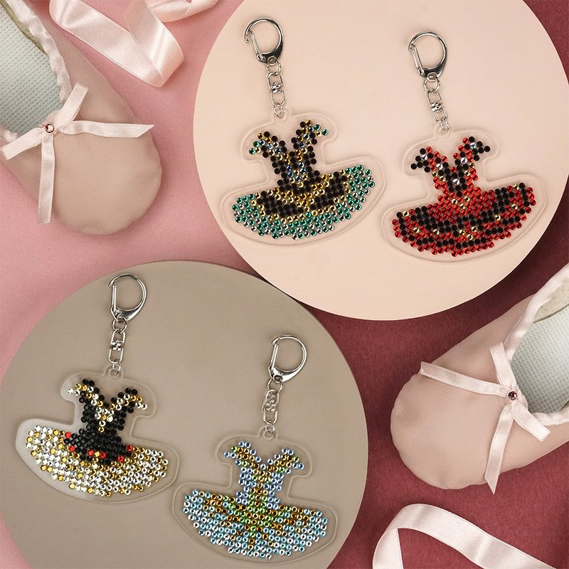 RhinestoneCraft芭蕾舞裙(初级版)水钻装饰DIY材料包及完成品系列 - 其他 - 其他材质 黑色