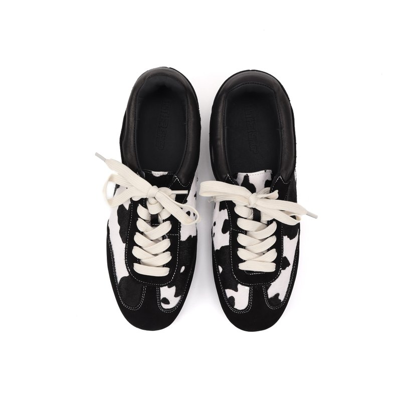 notdetailed原创 奶牛风平底德训鞋 百搭休闲女鞋马毛运动单鞋 - 女款休闲鞋 - 其他材质 