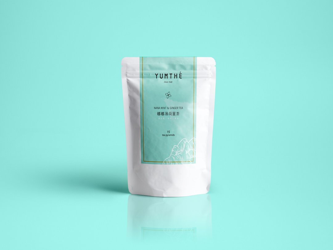 Yumthe【瘦身消水肿】娜娜薄荷姜茶 - 结合薄荷的清爽与有机生姜 - 茶 - 其他材质 白色