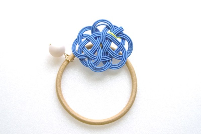 Hydrangea cloud hair color color: Blue - 发饰 - 丝．绢 蓝色