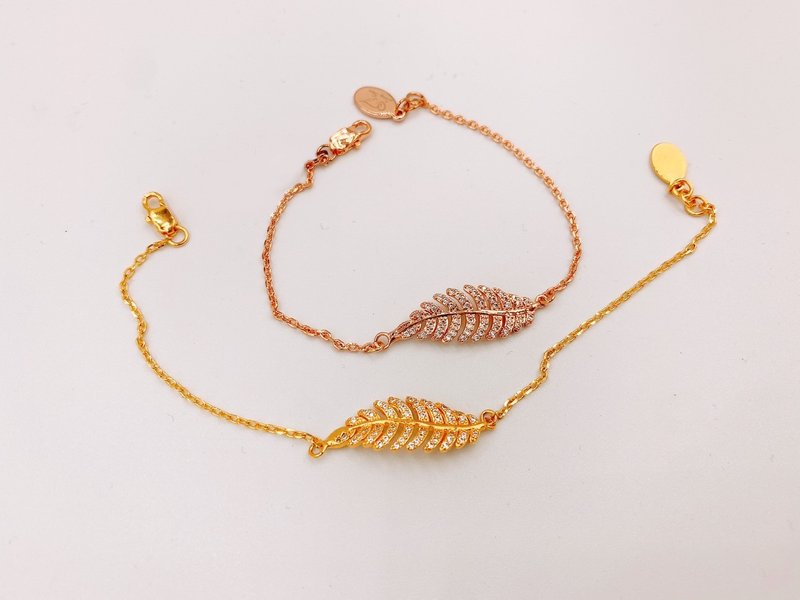 翅膀荫下_手链_守护天使系列 - 手链/手环 - 其他金属 金色