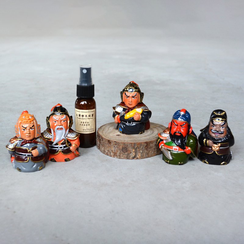 五虎将原木扩香垫(送限量桧木纯露) - 香薰/精油/线香 - 塑料 咖啡色