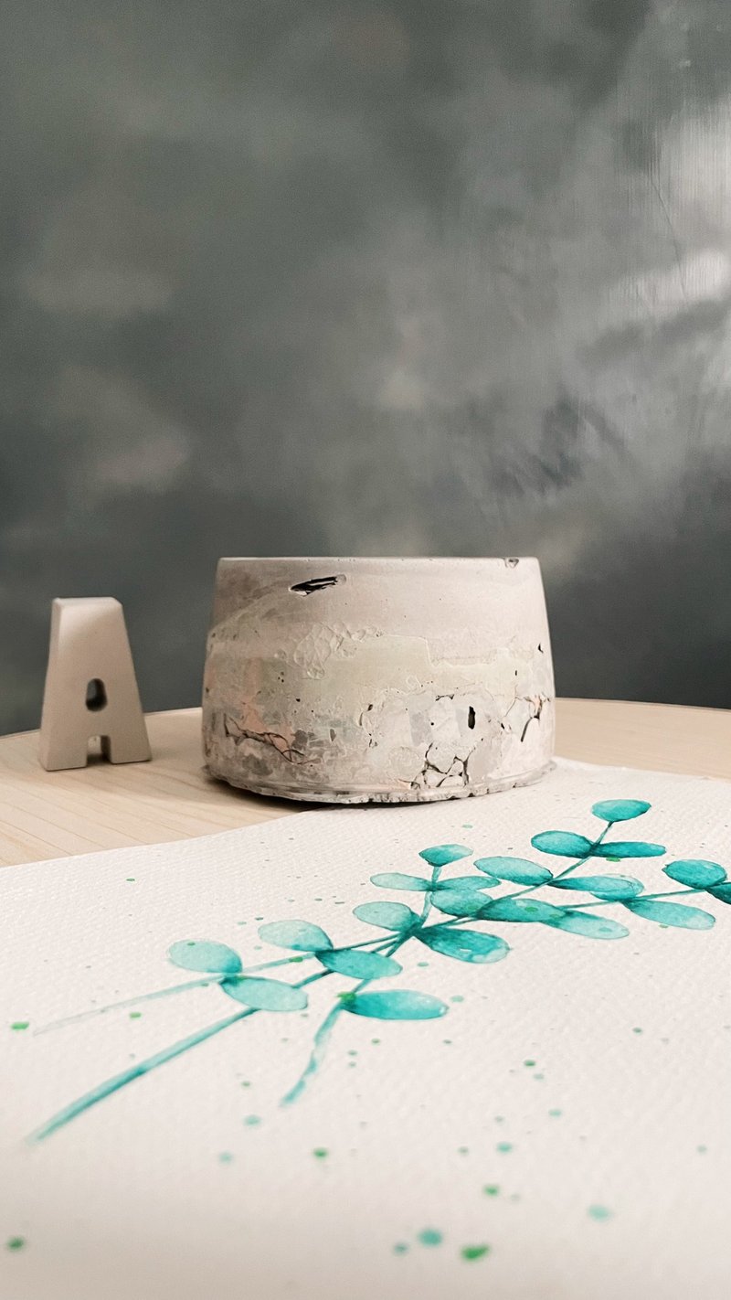 |  泥是被抹上的一方风景 | - 植栽/盆栽 - 水泥 