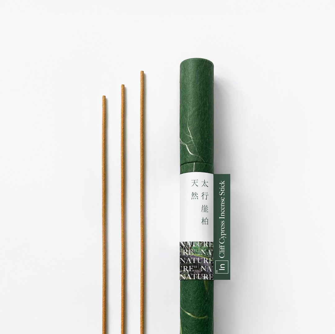 安神醒脑 | 天然太行崖柏线香 (特长每支1小时) - 香薰/精油/线香 - 纸 