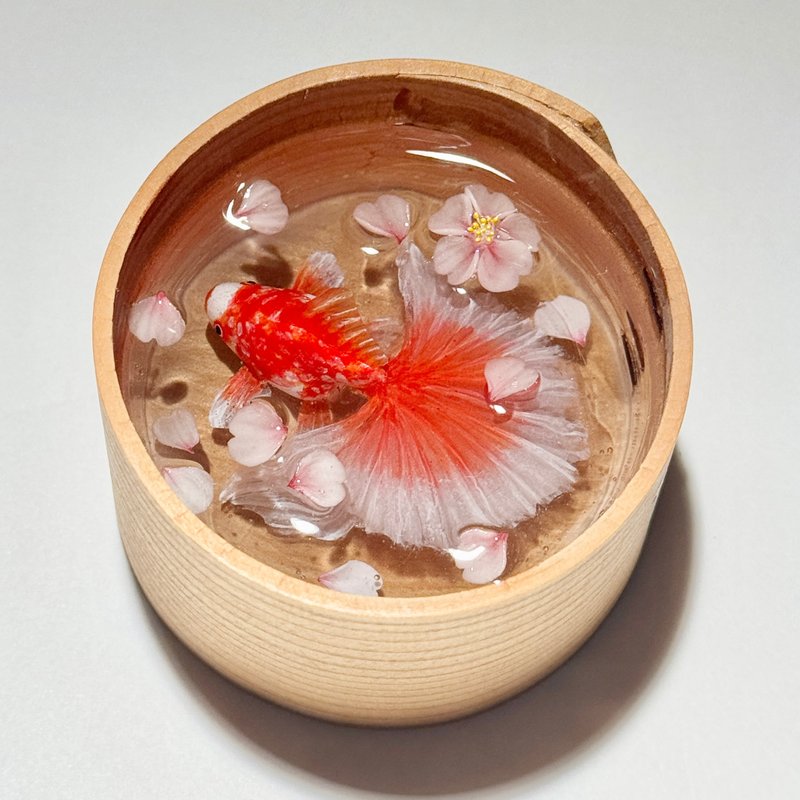 金鱼　樱花　摆饰　室内装饰 - 摆饰 - 树脂 