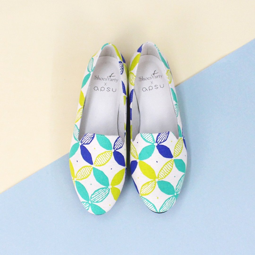 -----------Shoes Party-----------哇沙米万花筒欧贝拉 /手工订制/日本布料 - 女款休闲鞋 - 其他材质 