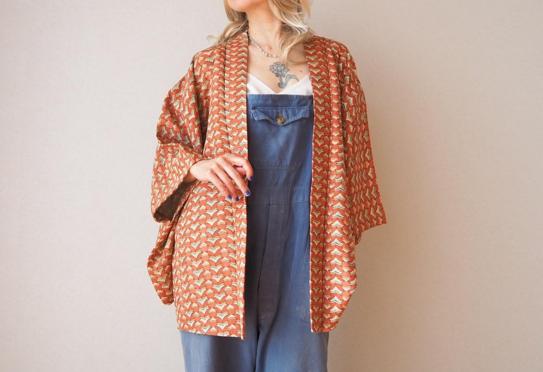 Minimalist Kimono Japan, Comfortable Silk 100 Kimono Jacket - 女装休闲/机能外套 - 丝．绢 