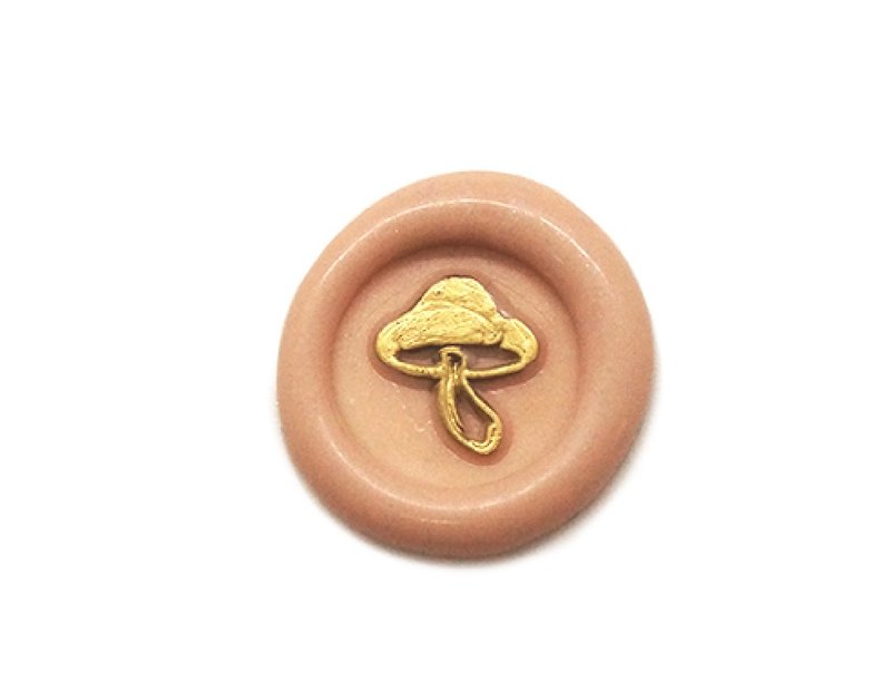 蘑菇原创迷你封蜡章 - 集夏果 - misterrobinson - 印章/印台 - 铜/黄铜 