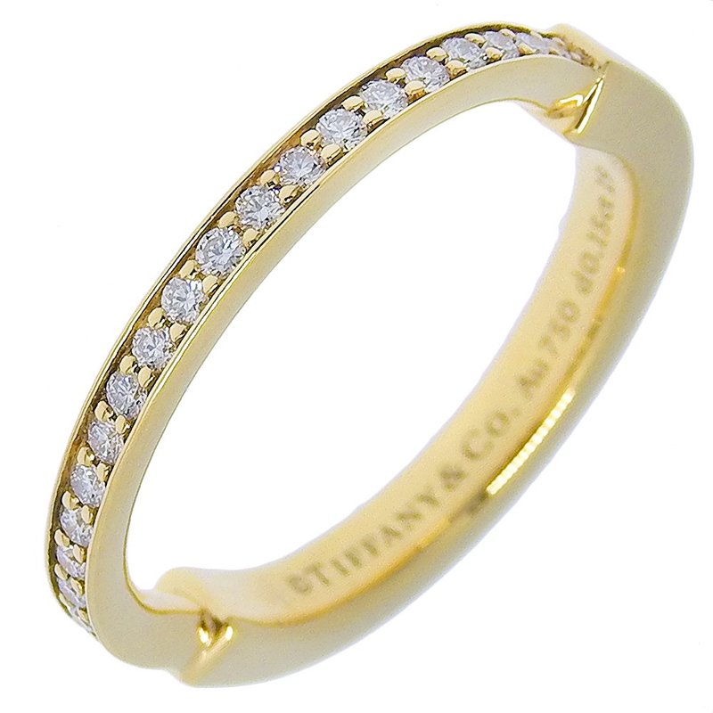 [日本直送] Tiffany & Co. Rock 12号戒指 K18YG x 钻石 0.15 约4.5g 女款 [二手] - 戒指 - 贵金属 金色