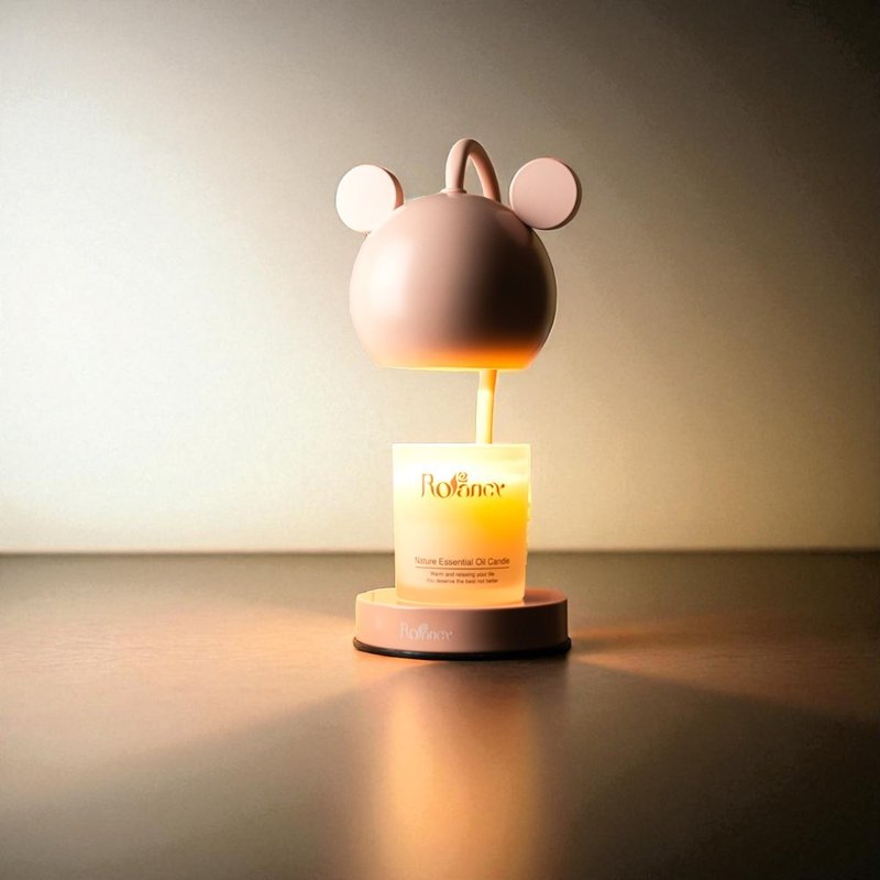 【预购】小米奇造型融蜡灯-珊瑚粉橘 - 蜡烛/烛台 - 其他金属 