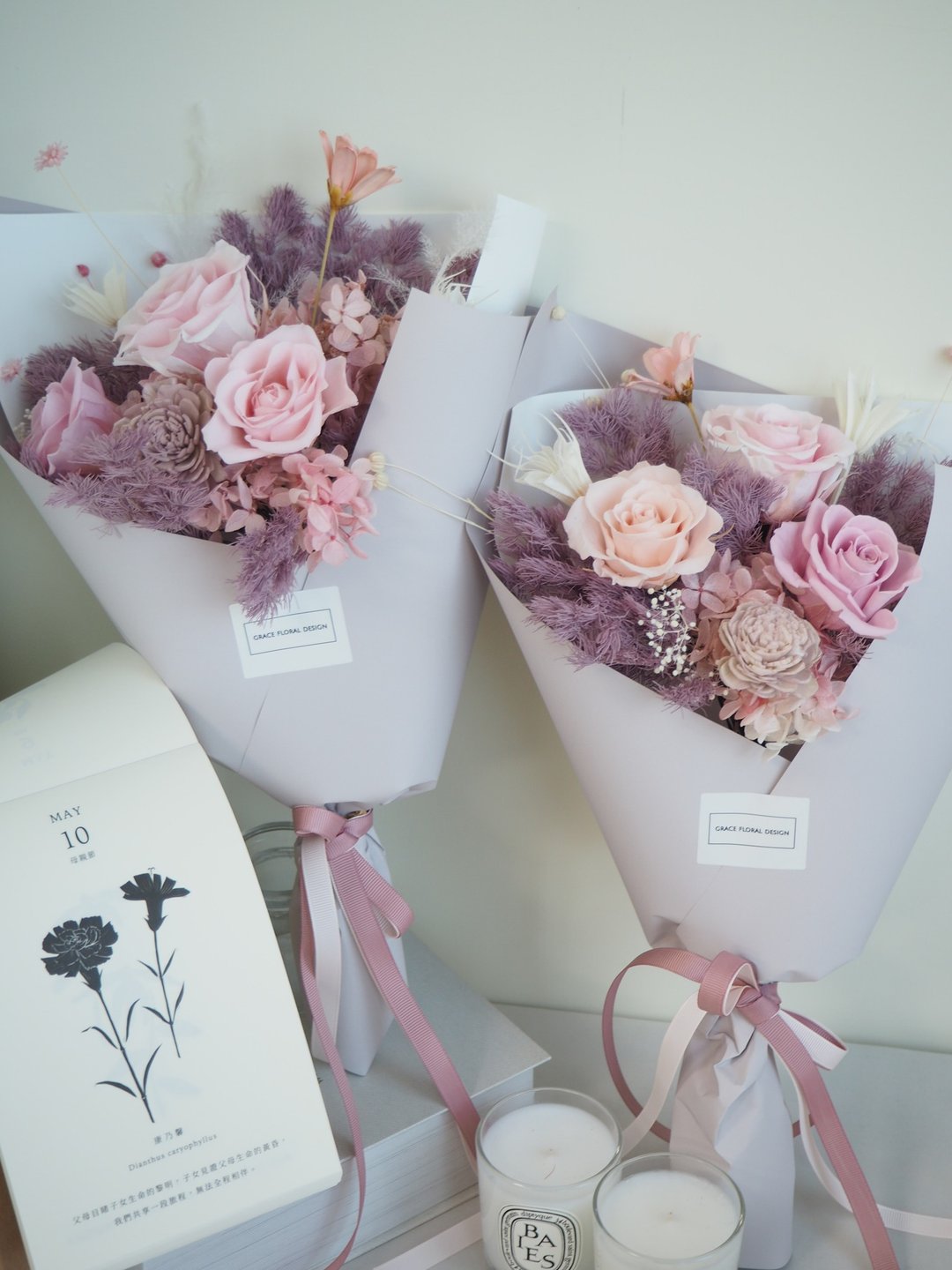 【GFD】来束花吧-不凋花束/母亲节花礼/生日礼/周年纪念花束 - 干燥花/捧花 - 植物．花 
