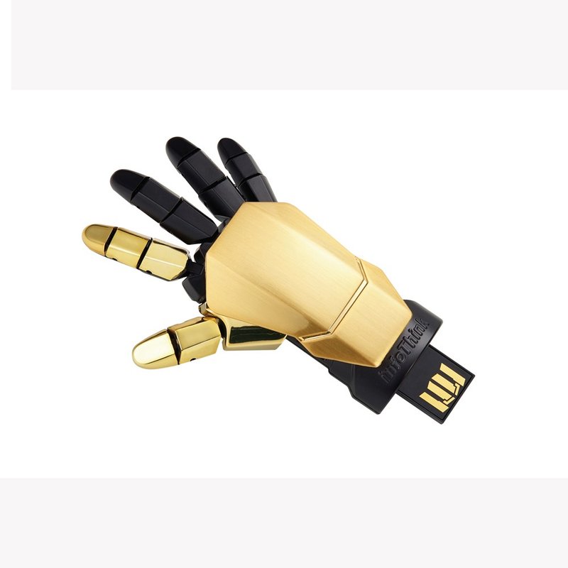 InfoThink 钢铁人系列限定版右手随身碟 32GB - U盘 - 其他材质 黑色