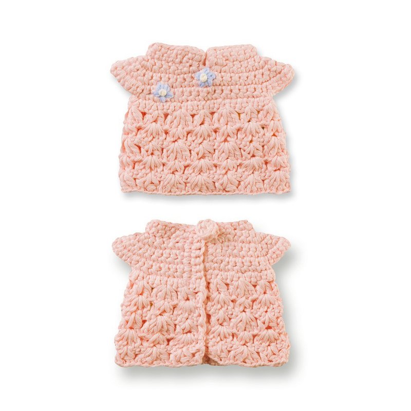 荷兰 Just Dutch | Miffy 米飞兔 手工编织 粉红色 旗袍 - 玩偶/公仔 - 棉．麻 粉红色