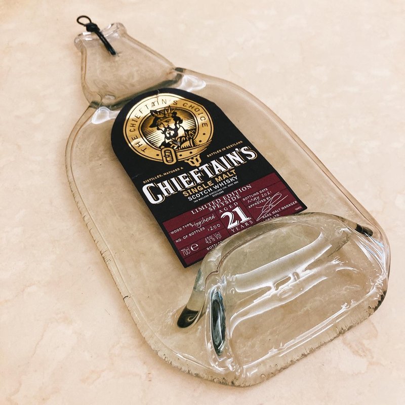 Chieftains老酉长苏格兰威士忌 酒瓶纪念挂饰 吊饰 - 摆饰 - 玻璃 