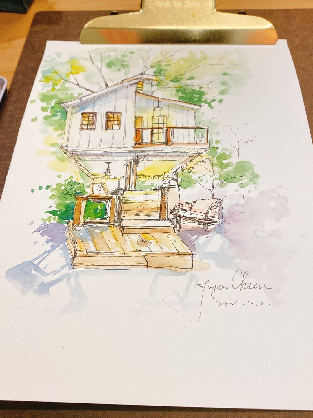 体验活动 - 纸上旅行 / 树屋 - 插画/绘画/写字 - 纸 
