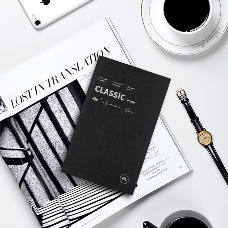 【YouthWill】空白笔记 SlimA5 笔记本 空白内页 记事本 - 笔记本/手帐 - 纸 黑色