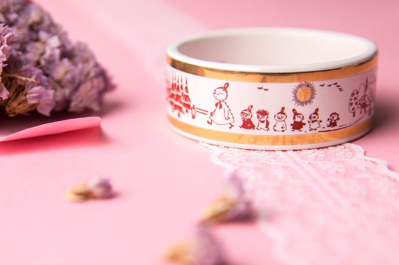 Ceramic bracelet Little My - 手链/手环 - 陶 红色