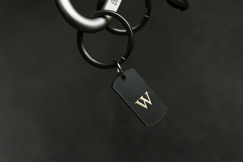 UNIC定制化烫金皮标 / 真皮小吊牌【不含开瓶器】 - 吊饰 - 真皮 黑色