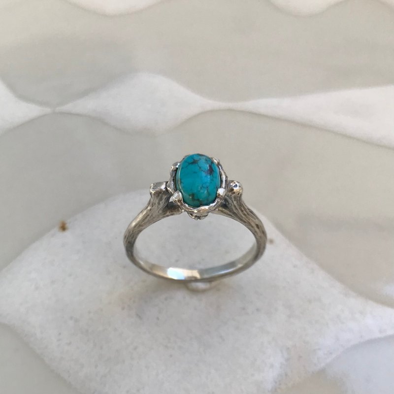 Summer Treasure Stag Beetle - 戒指 - 纯银 银色