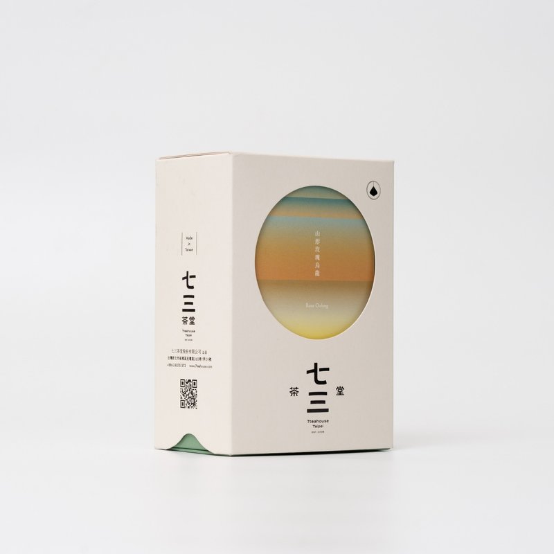 七三茶堂 立体茶包丨山形玫瑰乌龙 8单入–精装盒 - 茶 - 纸 白色
