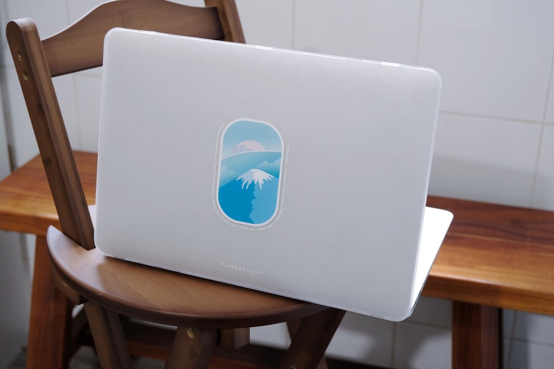 机舱窗外的富士山 防摔MACBOOK CASE - 平板/电脑保护壳 - 塑料 透明