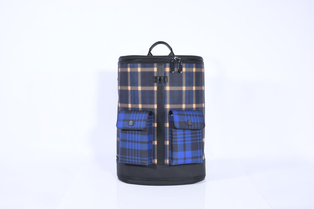 Captain M Tartan Yellow/Blue苏格兰格子旅行背囊(大) - 运动配件 - 其他材质 多色