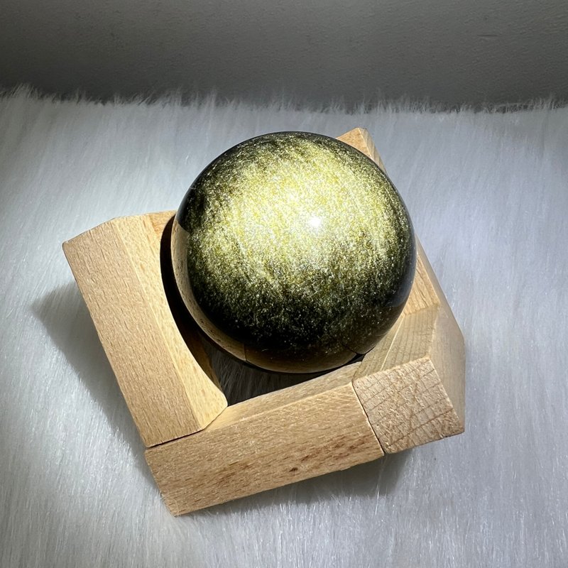 金曜石球 | 水晶 | 水晶球 | 水晶摆件 - 摆饰 - 水晶 黑色