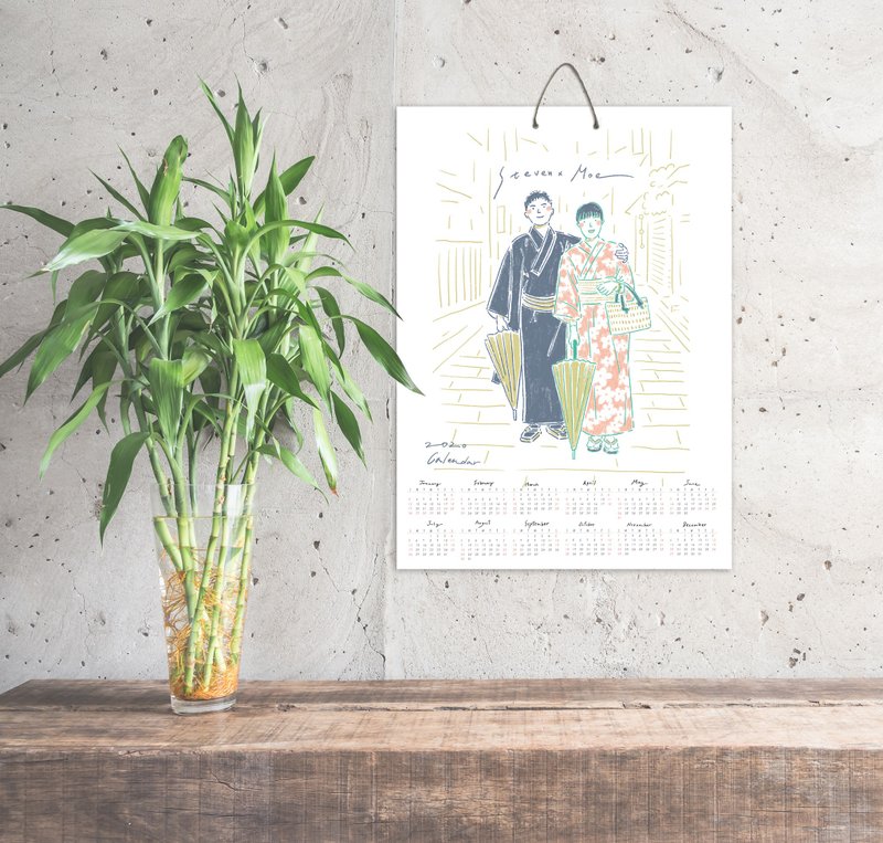 2021年定制插画挂历/年历/海报 - 摆饰 - 纸 
