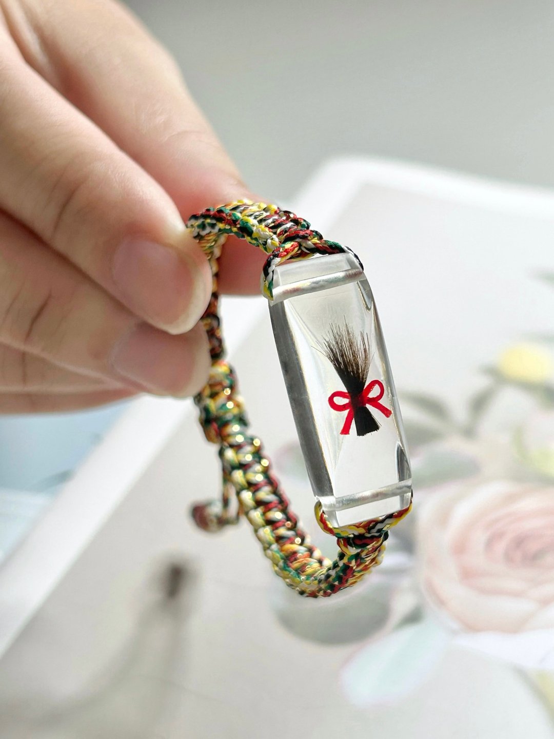 胎毛手链 宠物纪念品 宠物饰品 宠物毛发手链 Y02(透明款) - 手链/手环 - 其他材质 