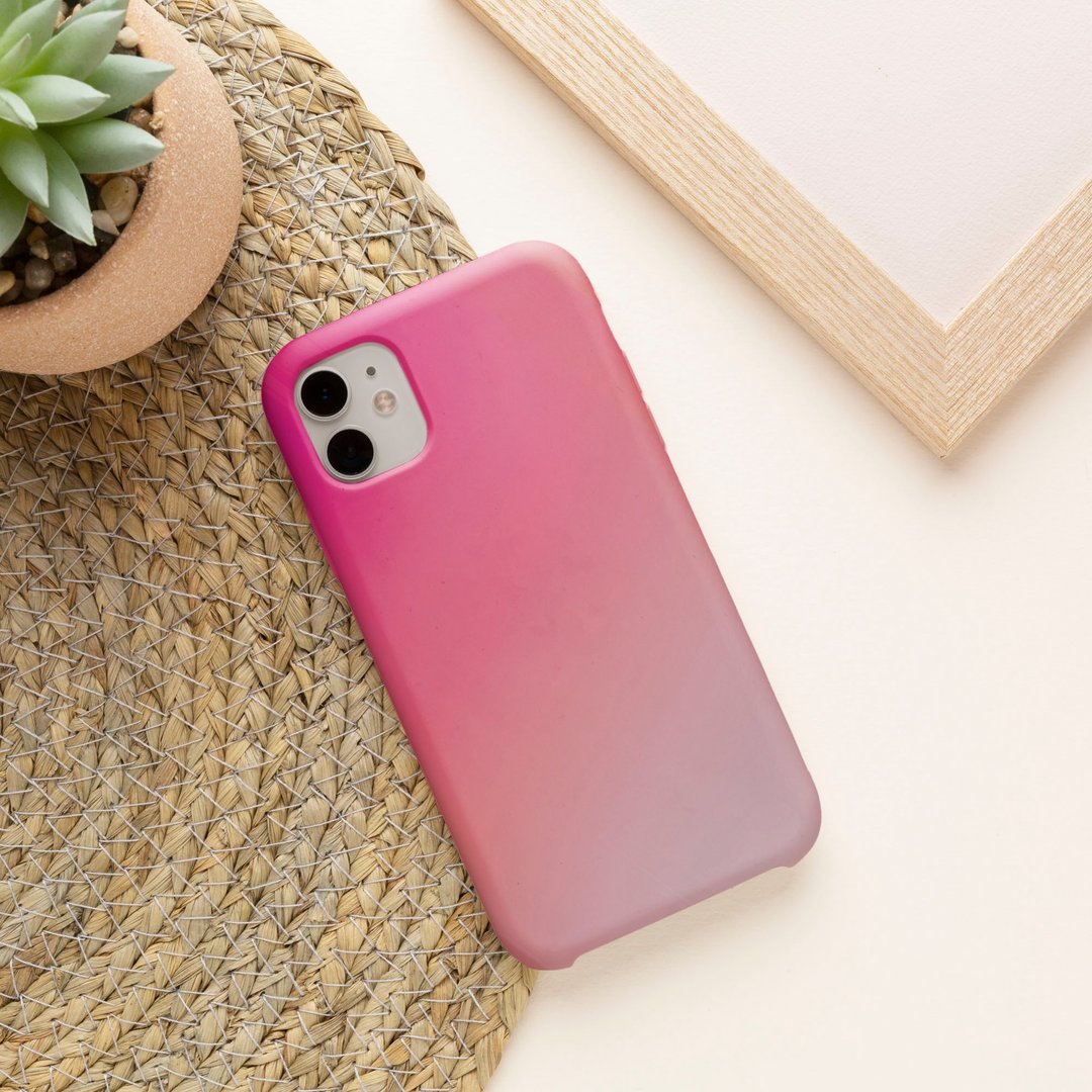 客制手机壳 iPhone 14 13 Pro Matte 复古酿造年份抽象162橙红 - 手机壳/手机套 - 塑料 多色