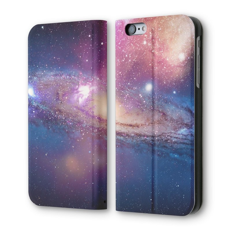 出清优惠 iPhone 6/6S 可立式翻盖皮套 Galaxy PSIB6S-036 - 手机壳/手机套 - 人造皮革 蓝色