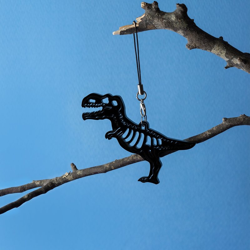 暴龙压克力吊饰 - 钥匙链/钥匙包 - 压克力 黑色