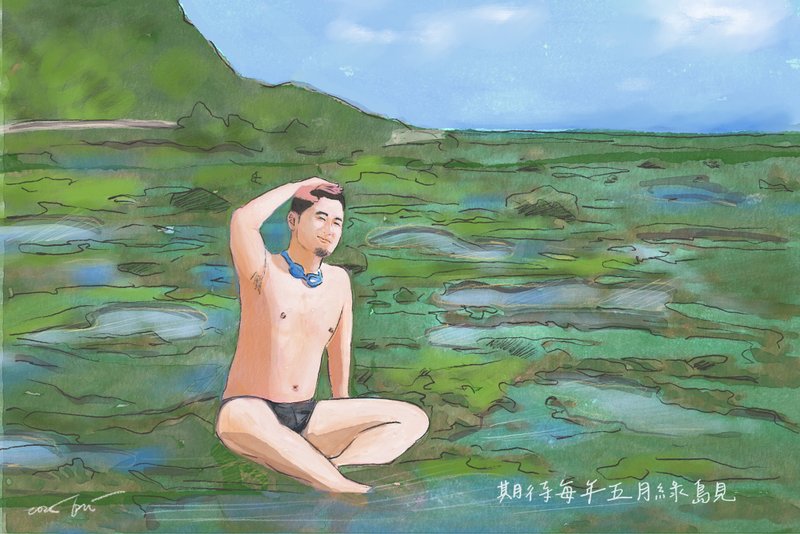 似颜绘礼物 下单前请先联系设计师 - 订制画像 - 纸 